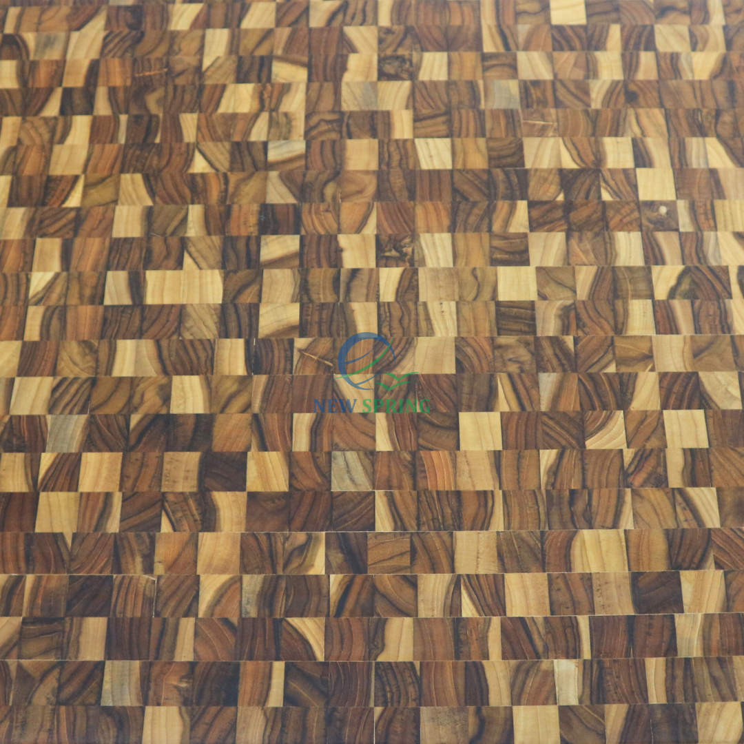 End Grain Teak Wood Counter Top Customized Kitchen CounterTop Thick End Grain CounterTop