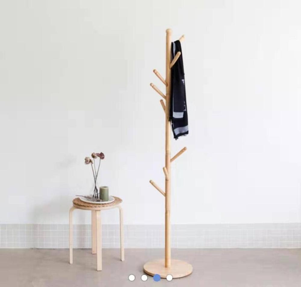 Best Distributor Vietnam For High Quality Wooden Coat Hangers Stand Clothes Rack Wood