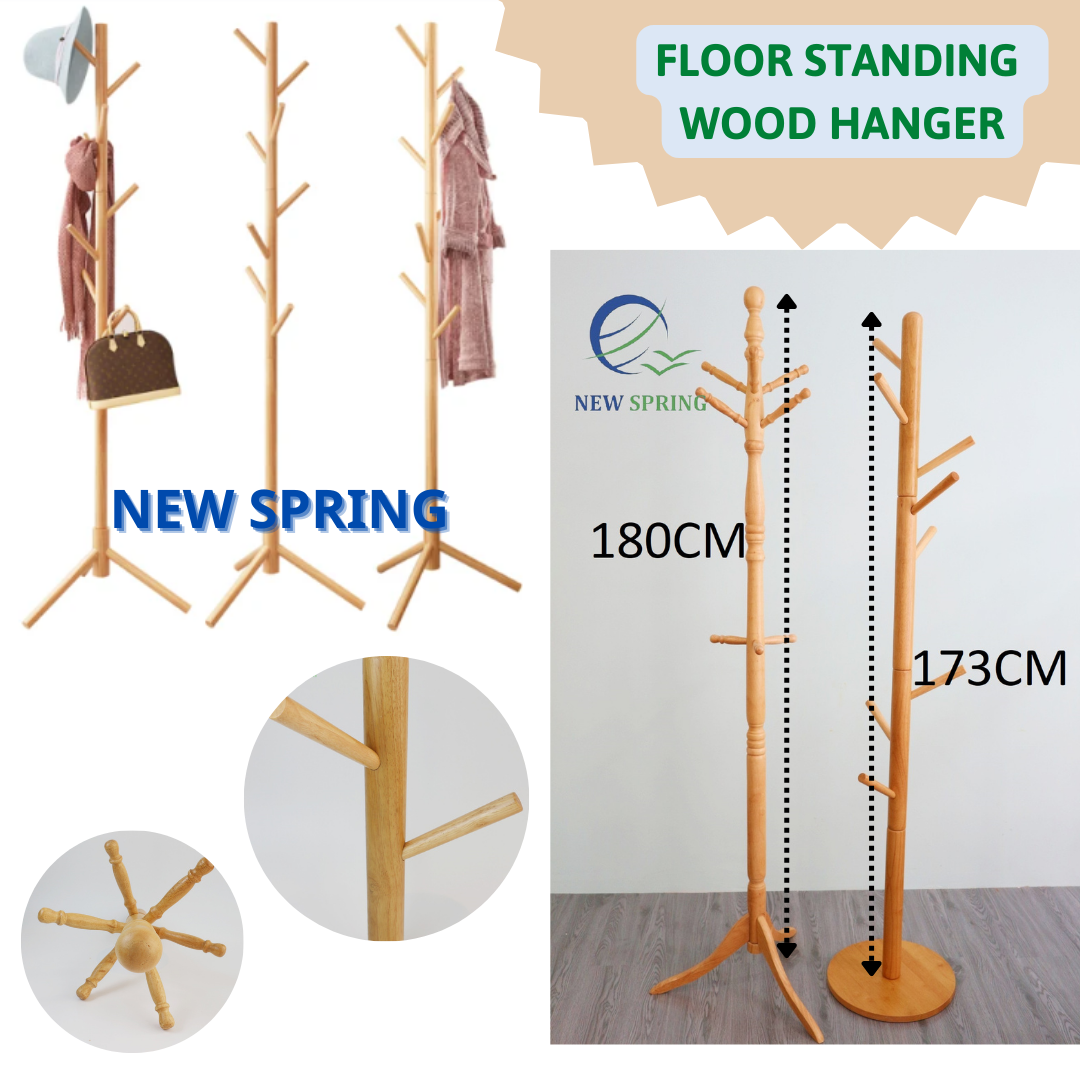 Luxury Design Hanging Solutions For Clothes Coat Bag baby clothes hanger And Hat Wood Stand Cloth Hanger