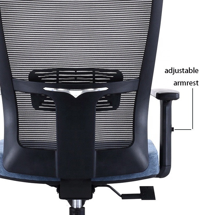 High quality high back office chair ergonomic office chair Full mesh computer chair on wheels for meeting room