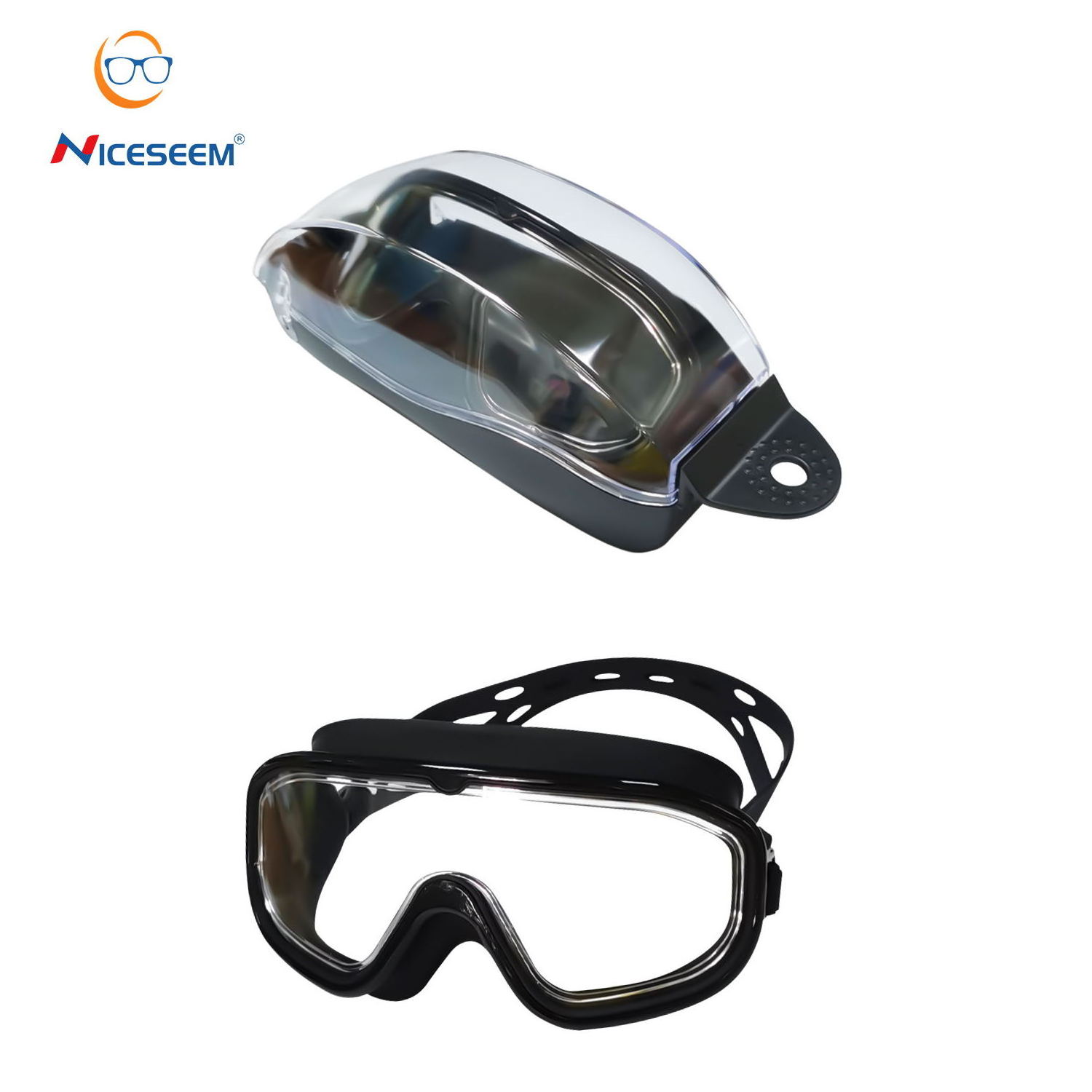 OEM ODM UV Protection Logo Custom Adult Children Swim Case Pool Anti Fog Eye Glasses Protection Swimming Goggles