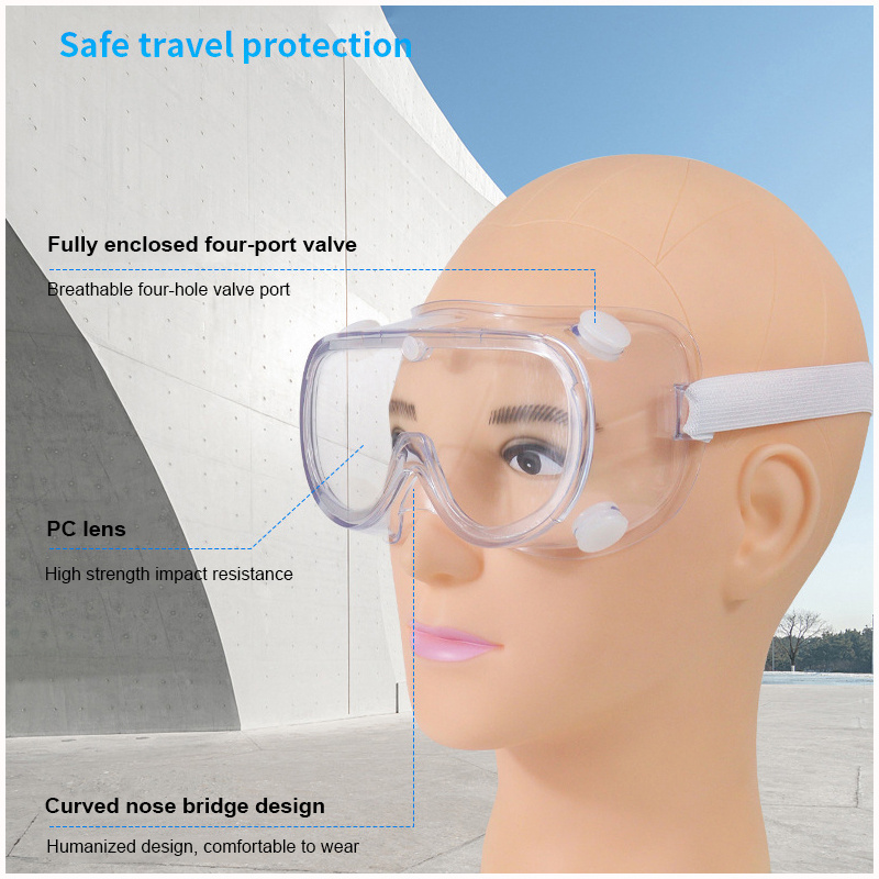 Cheap Price Good Quality Clear Eye Glass Safety Glasses Medical Protective Safety Glasses