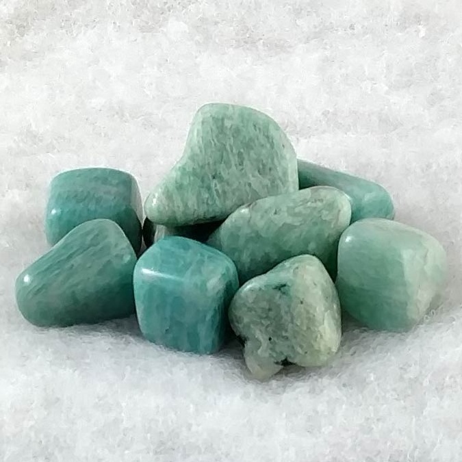 Amazonite Tumbled gemstone for decoration wholesale Buy Online from New Star Agate : Wholesale Gemstone Tumbled