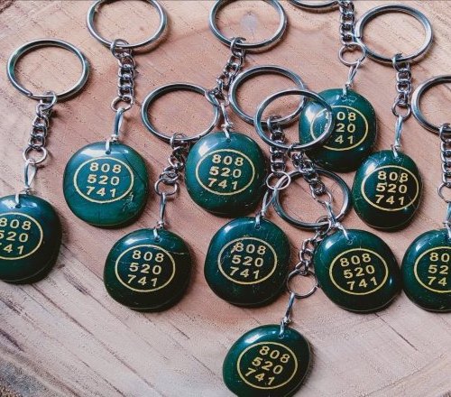 Export Quality Green Jade Key Chain Zibu Symbol Stone Cabochon : Crystal Natural Green Jade Keychain Zibu Symbol Stone Wholesale