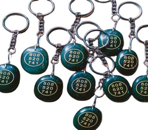 Export Quality Green Jade Key Chain Zibu Symbol Stone Cabochon : Crystal Natural Green Jade Keychain Zibu Symbol Stone Wholesale