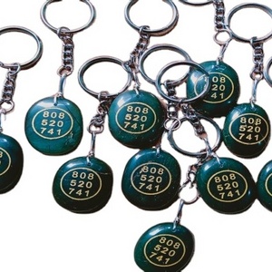 Export Quality Green Jade Key Chain Zibu Symbol Stone Cabochon : Crystal Natural Green Jade Keychain Zibu Symbol Stone Wholesale