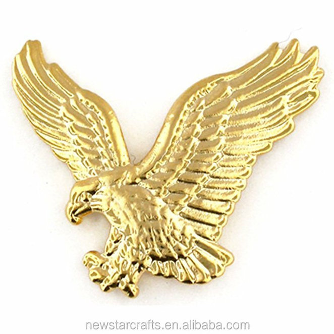 High quality Custom 3D Gold Eagle Lapel Pins