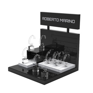 Luxury Custom Plexiglass Wrist Watch Window Set Rack Acrylic Watch Display Show Stand Acrylic Watch Display Stand