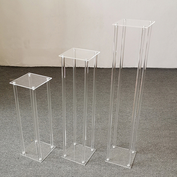 wedding flower stand centrepiece acrylic flower stand wedding decoration acrylic plinths display stands