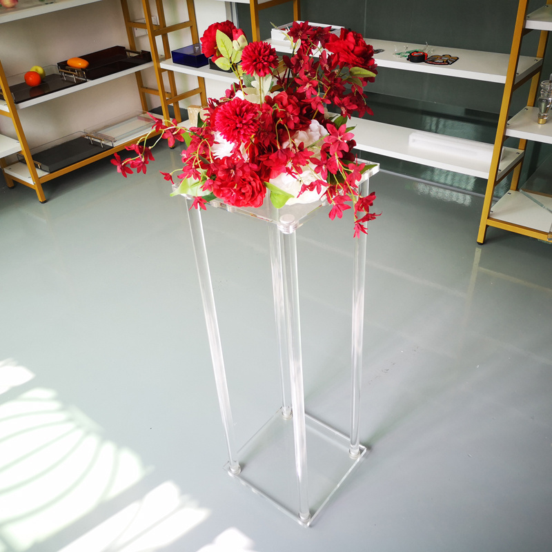 wedding flower stand centrepiece acrylic flower stand wedding decoration acrylic plinths display stands