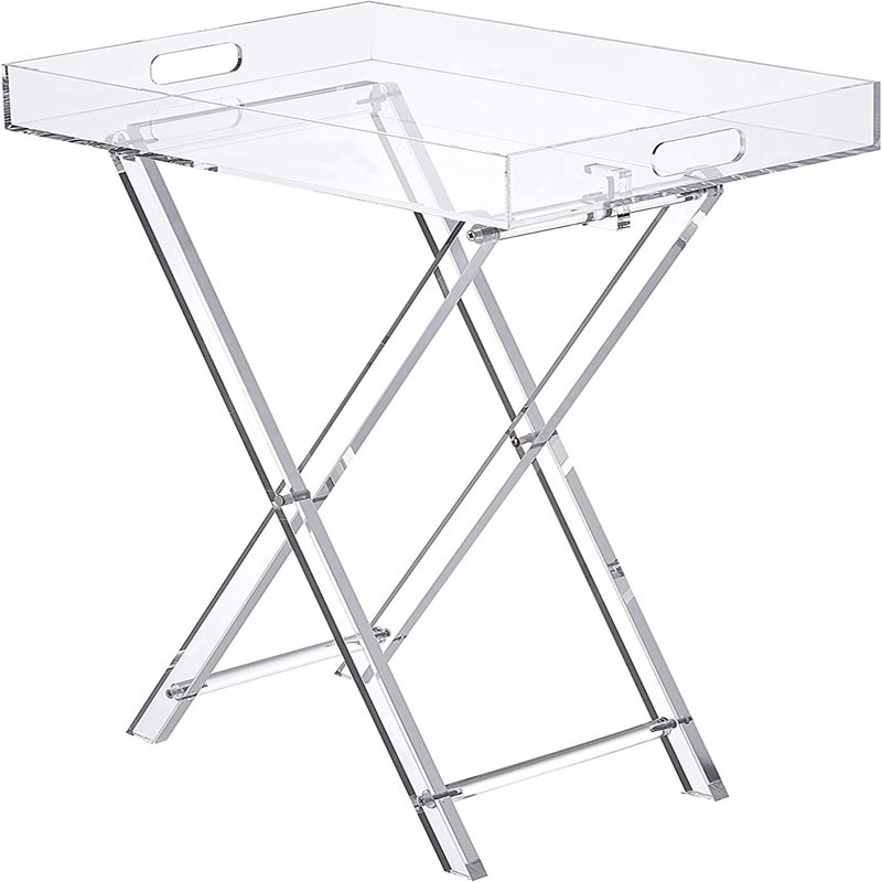 Products Folding Table Portable Acrylic Indoor Party Dining Camp Tables Folding Table Acrylic Desk