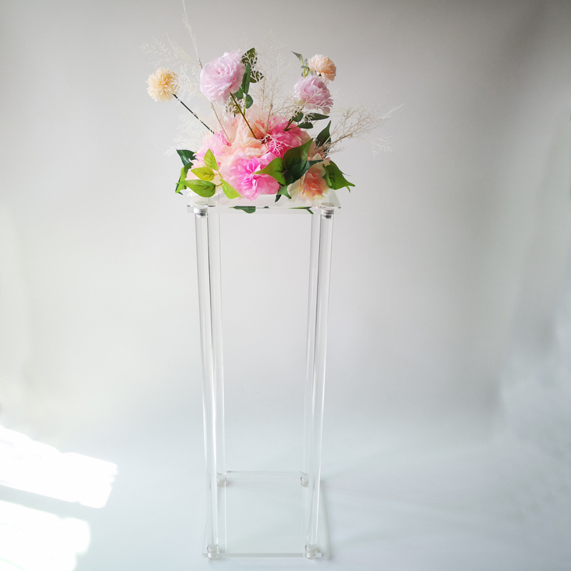 wedding flower stand centrepiece acrylic flower stand wedding decoration acrylic plinths display stands