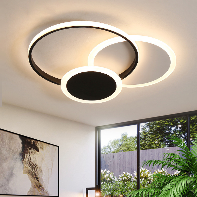 Modern Surface Mounted Pop Ceil Lamp Fixtures Remote Control Lighting Home Led Ceiling Light For Living Room Bedroom