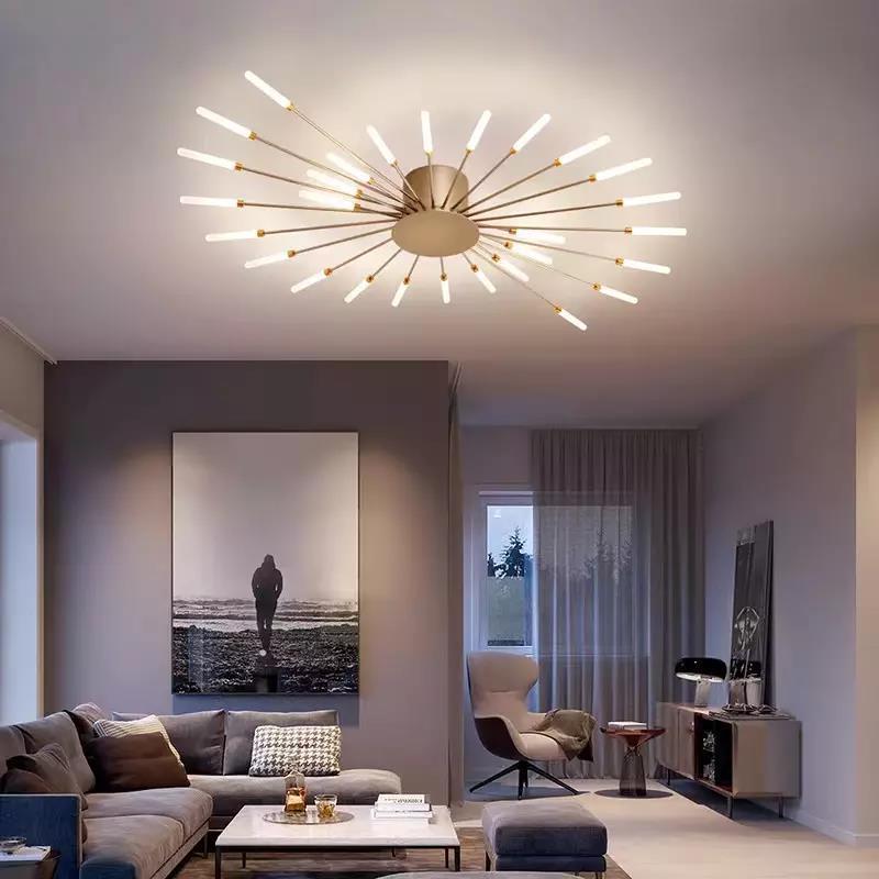 Modern Led Ceiling Chandelier Lamp Indoor Lighting For Home Decoration Chandeliers Ceiling Luxury Led Ceiling Light Chandeliers