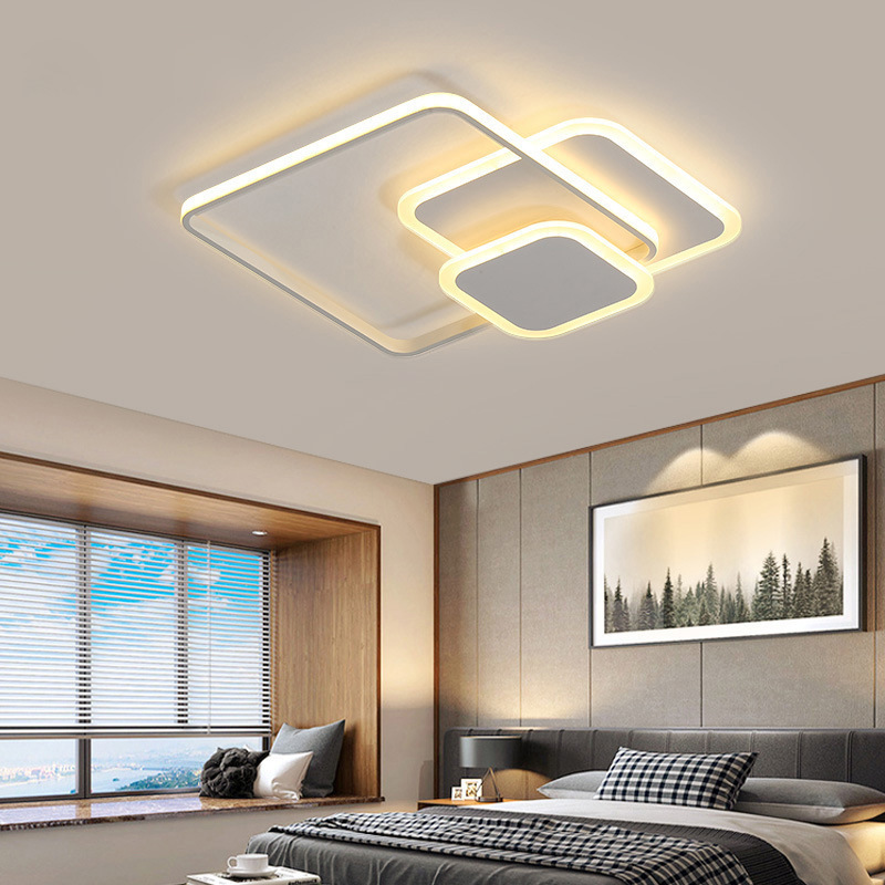 Modern Surface Mounted Pop Ceil Lamp Fixtures Remote Control Lighting Home Led Ceiling Light For Living Room Bedroom