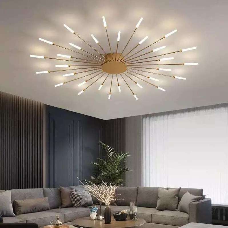 Modern Home Art Decorative Lights Creative Fireworks Living Room Led Ceiling Lights