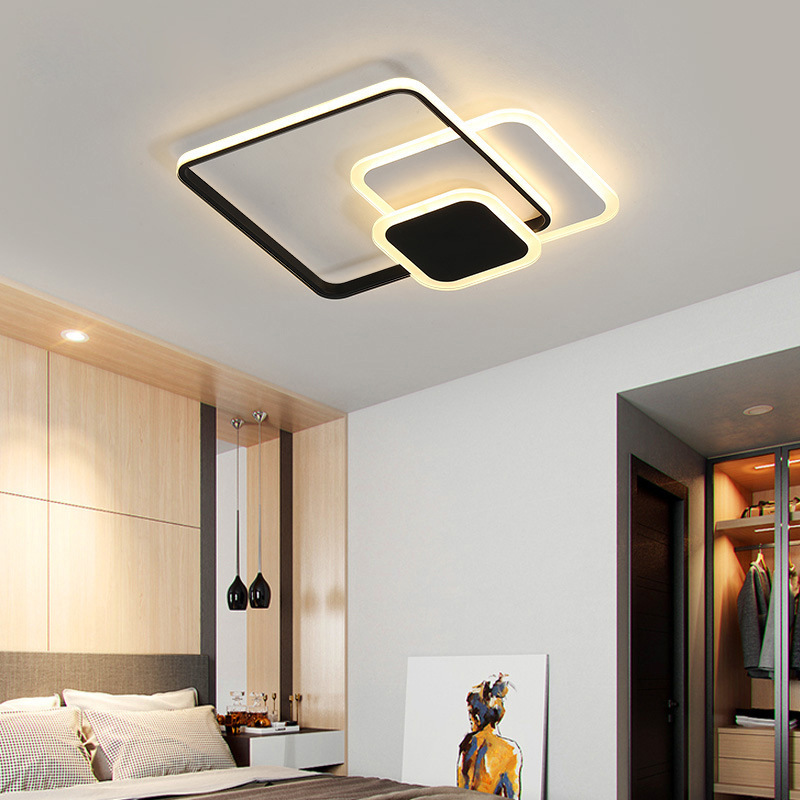 Modern Surface Mounted Pop Ceil Lamp Fixtures Remote Control Lighting Home Led Ceiling Light For Living Room Bedroom