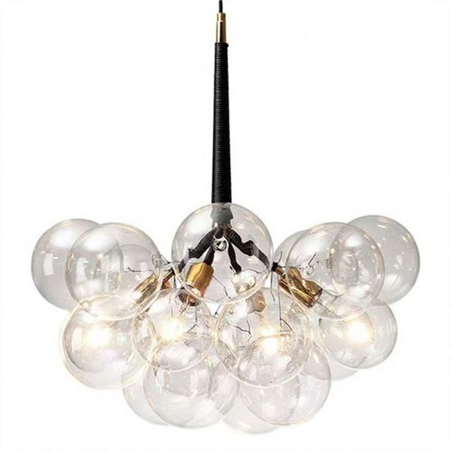 American Retro Bedroom Light Luxury Simplicity Post-Modern Hotel Dining Room Modern Entry Chandelier