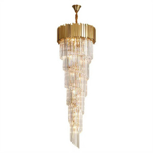 Fashion simplicity bedroom Hotel Cooper Metal Chandelier Chandeliers Light Fixtures Gold Pendant Lights