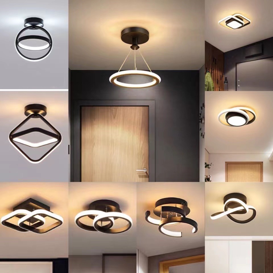 Nordic Chandelier Modern Acrylic Led Square Round Ceiling Light Fixtures For Living Room