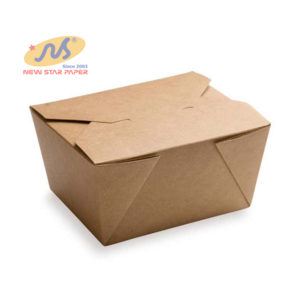 New Star CHEAPEST PRICE Customized Disposable Kraft Paper Boxes For Takeaway Food Lunch Boxes Food Container from Vietnam