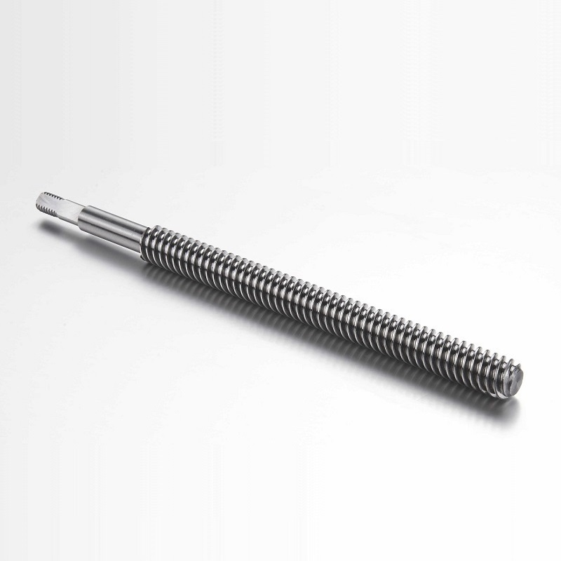 Machining Stainless Steel 303 304 CNC Steel Parts Threaded Rod Lead Screw