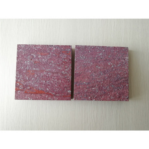 Imperial red ruby stone natural porphyry non-slip exterior granite paver brushed surface flamed china red granite paving stone