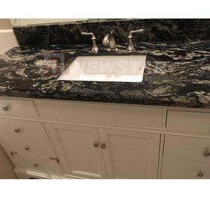 Natural Stone Kitchen Granite Slab Tile Vanity Tops Island Top Black Granite Kitchen Countertop