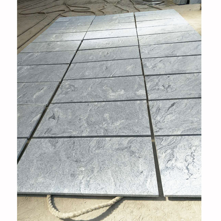 Grey color granite floor tile prices of granite per meter leather finish hotel granite tiles 60x120