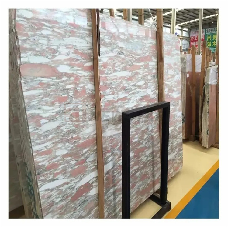 Newstar Natural Slab Tiles Rosa Norwegian Villa Windowsill Kitchen Countertop Background Wall Tiles Marble Slab