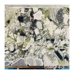 Luxury Marble Block Raw Material Green Marble High End Decoration Countertop Tile Cold Ice Jade Emerald Marble Stone Block