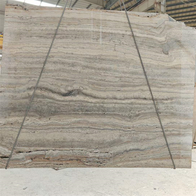 Honed marble countertop dark grey travertine tiles outdoor flooring wall slab natural travertine marble