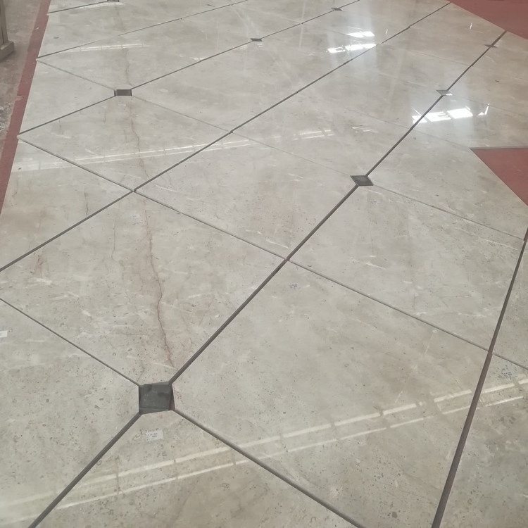 Italian marble exterior wall stone hotel floor water jet tile cinderella grey marble thin tile natural stone veneer with glass