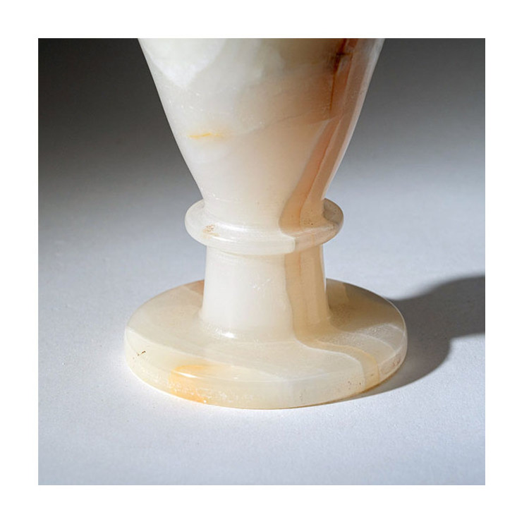 Fashion White Onyx Customized Size Marble Flower Vase for Home Decoration Travertine