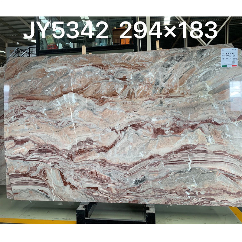 Newstar Polished Surface Beautiful Luxury Marble Slabs Floor Tile Marble Monica Red Marble Slab