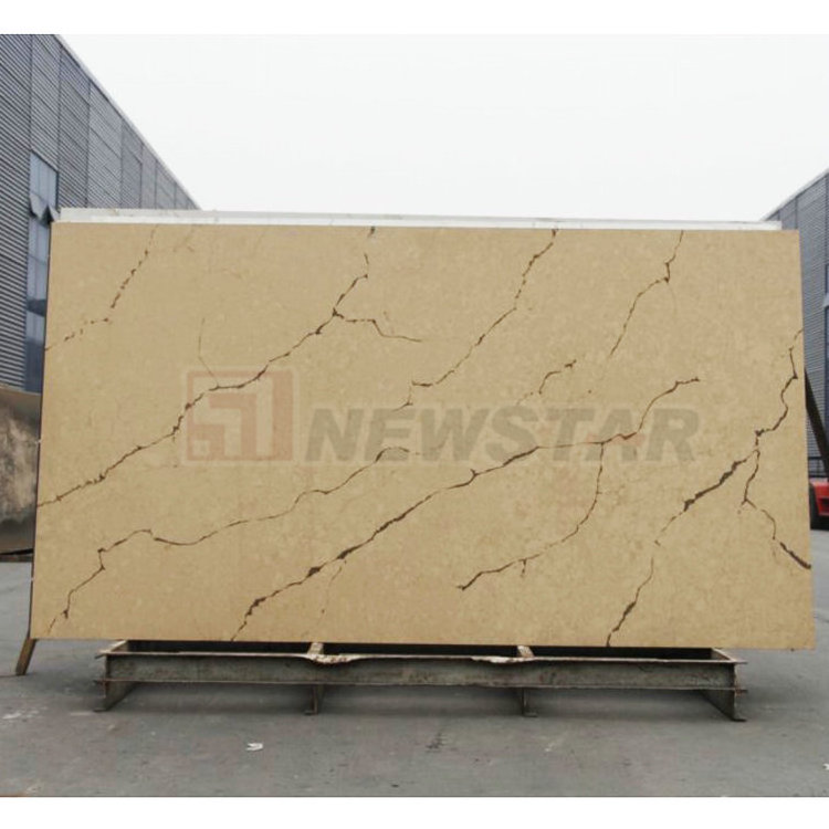 Luxury marble quartz slabs calacatta quartz slab luxury brazil unique grey yellow quartz stone