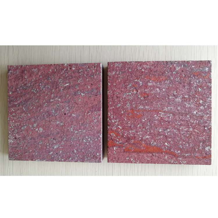 Imperial red ruby stone natural porphyry non-slip exterior granite paver brushed surface flamed china red granite paving stone