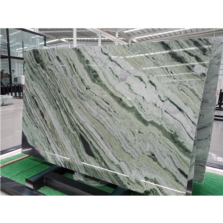 Light Onyx Green Marble Stone Big Slab Tile Jade Green Marble for Wall Floor Countertop Tabletop