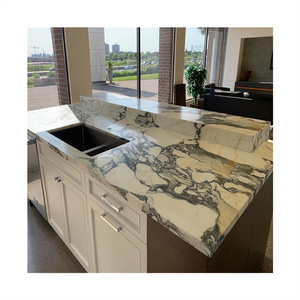 Newstar Custom Arabescato White Marble Vanity Tops Worktops Bathroom Countertops Marble Countertops