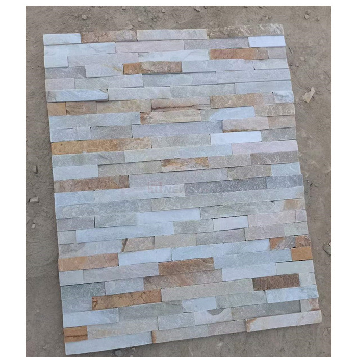 Best quality split face edge panels stacked culture stone tile natural stone slate roof shingles outdoor wall decoration