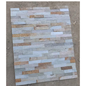 Best quality split face edge panels stacked culture stone tile natural stone slate roof shingles outdoor wall decoration