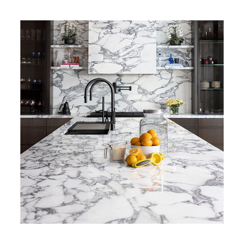 Modern Customized Arabescato Marble Vantity Decorative Countertop for Kitchen