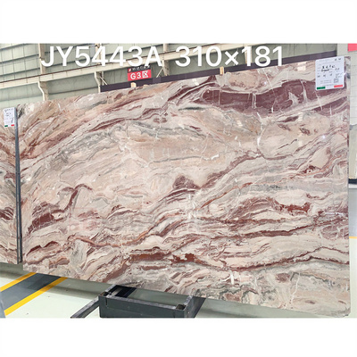 Newstar Polished Surface Beautiful Luxury Marble Slabs Floor Tile Marble Monica Red Marble Slab