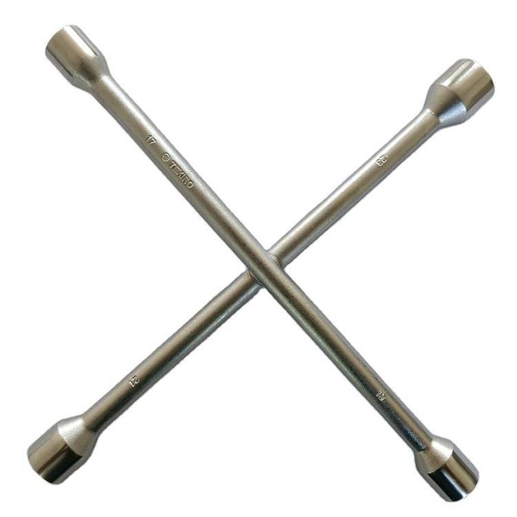 High quality silver chrome vanadium steel cross wrenches Special wrenches for car repair tires