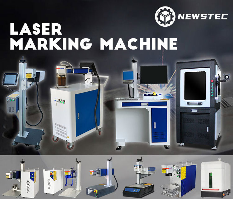 Portable 20W 30W 50W 100W Fiber laser marking Metal parts Steel  Car license making machine Fiber laser marking machine