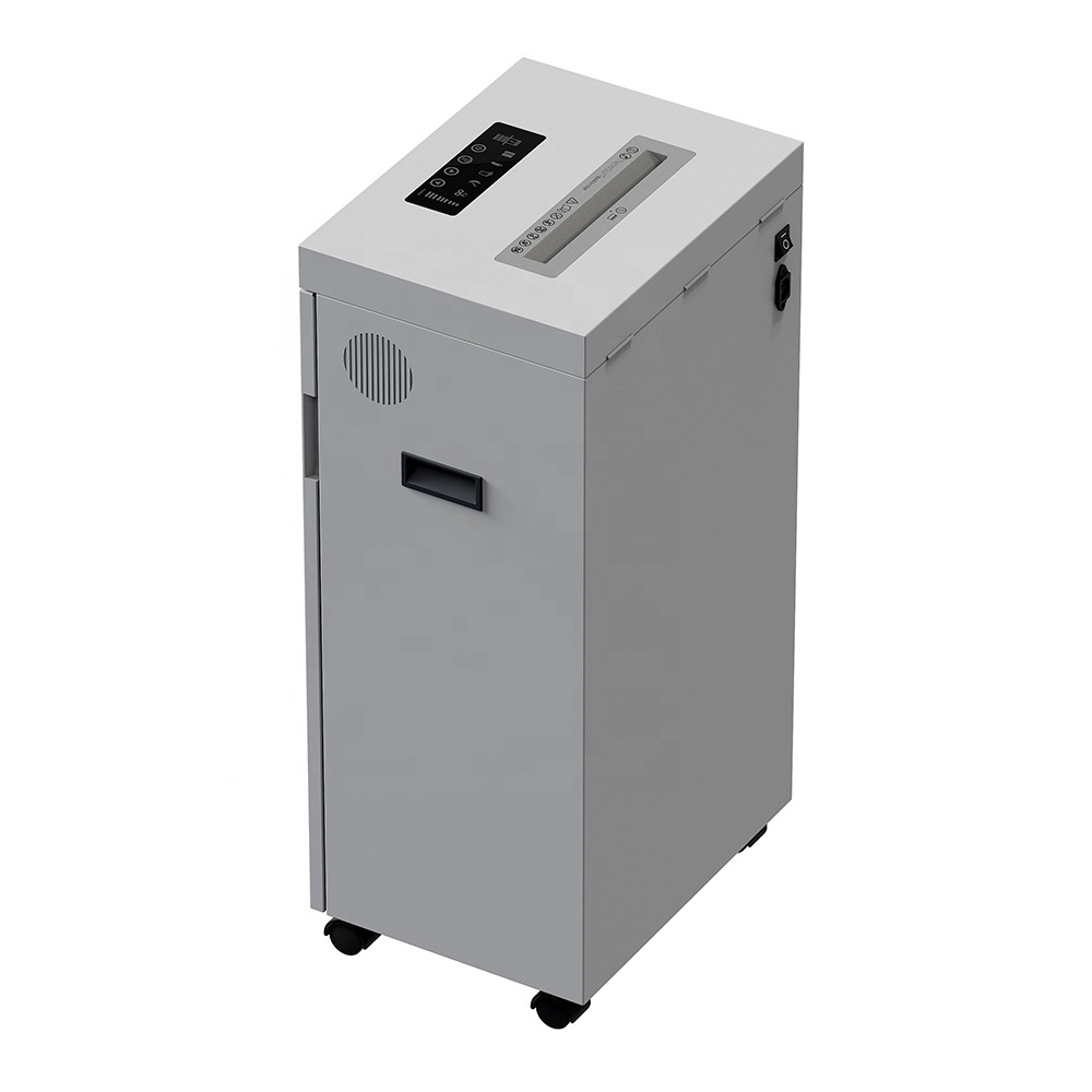 Commercial Heavy Duty Micro Cut 15 Sheets Paper Credit Card CD Shredder BA6015M with Wheels for Office Home Use