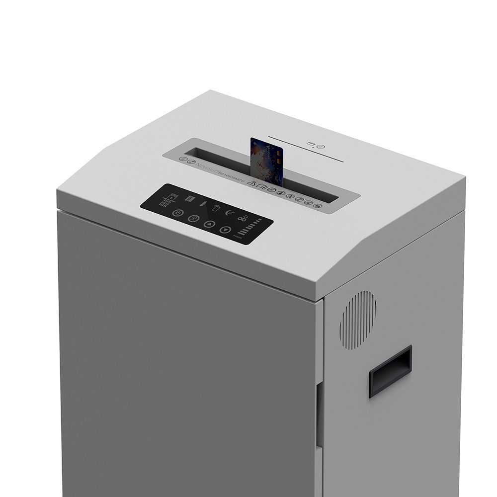 Commercial Heavy Duty Micro Cut 5 Sheets Paper Credit Card CD Shredder BD10505MC Uwith Wheels for Office Home Use