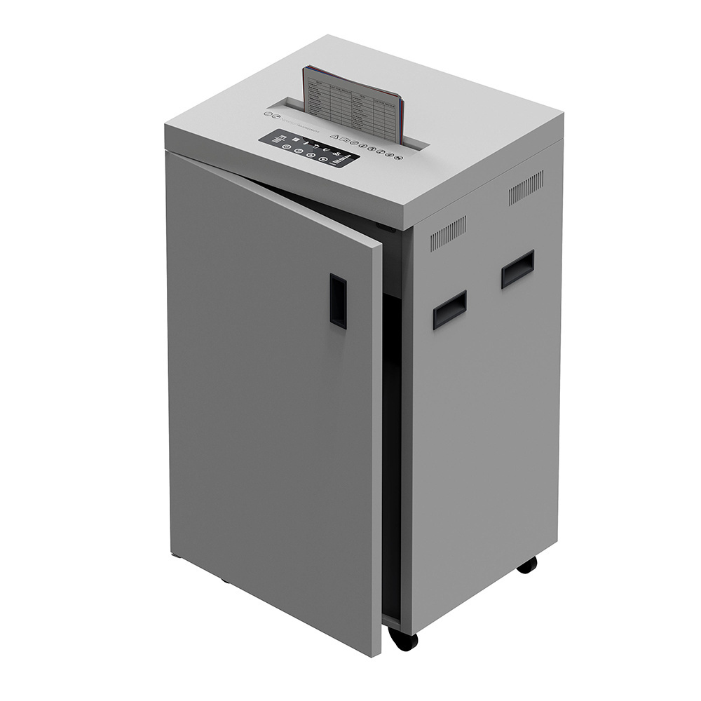 P5 Level Heavy Duty Cross Cut Paper Shredder Machine 105L High Capacity Commercial Document Shredding Machine