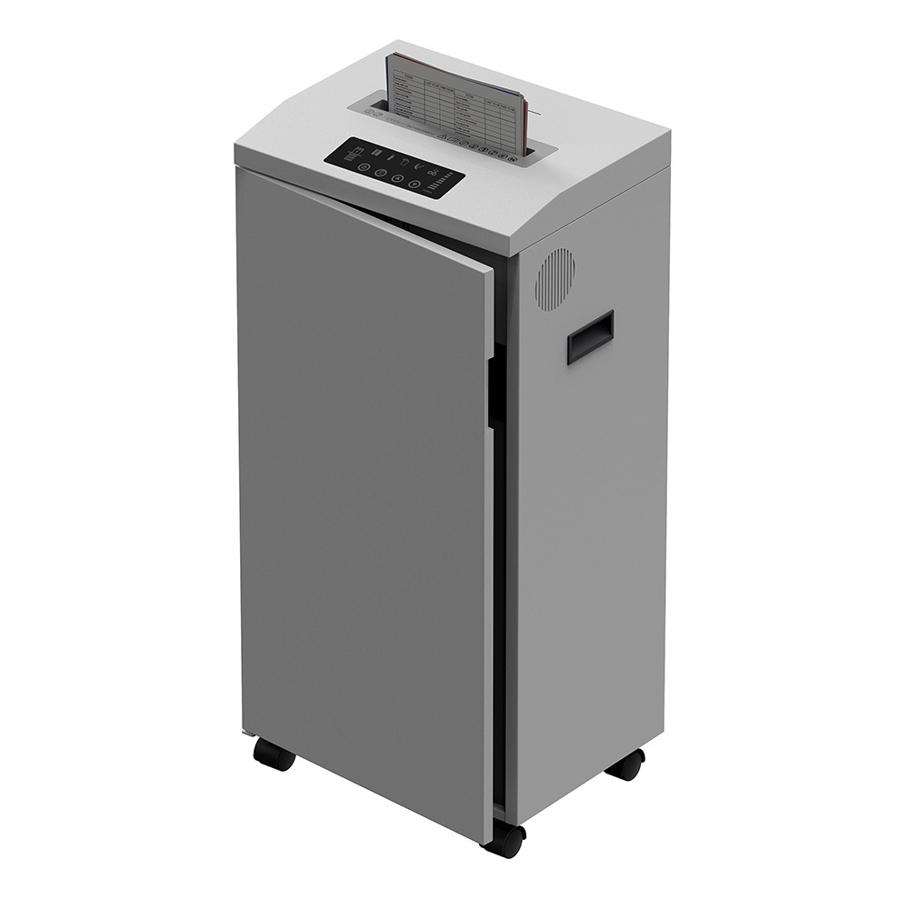 Commercial Heavy Duty Micro Cut 5 Sheets Paper Credit Card CD Shredder BD10505MC Uwith Wheels for Office Home Use