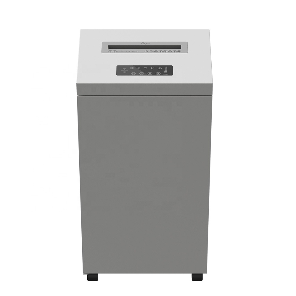 Commercial Heavy Duty Micro Cut 20 Sheets Paper Credit Card CD Shredder BA7020M with Wheels for Office Home Use